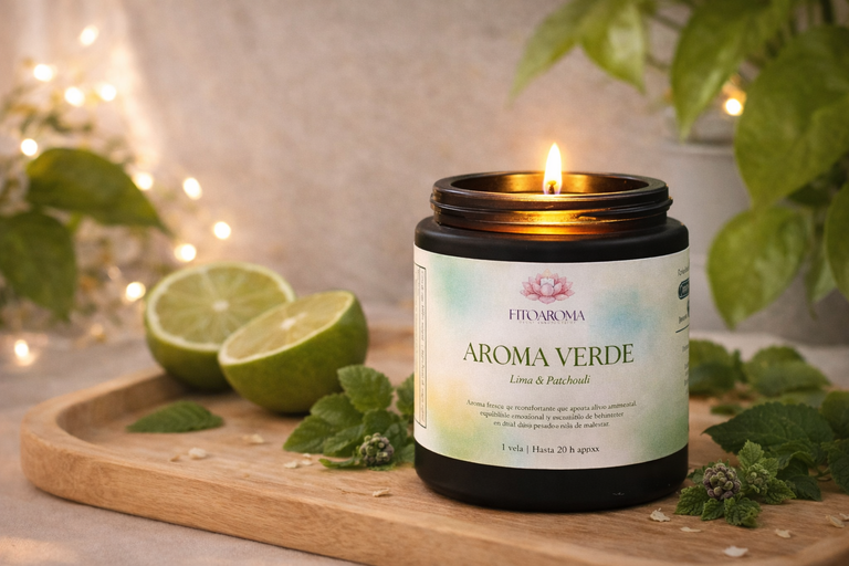 Vela Aroma Verde de Fitoaroma