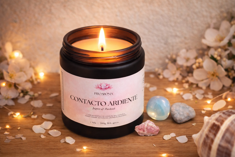 Vela Contacto Ardiente de Fitoaroma
