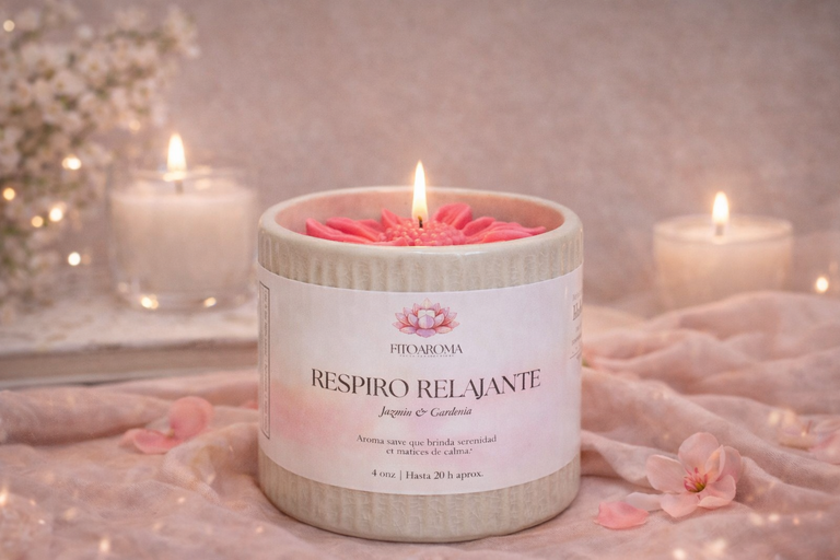 Vela Respiro Relajante de Fitoaroma